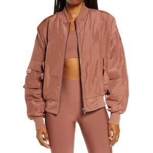 Alo It Girl Bomber Jacket - Chestnut